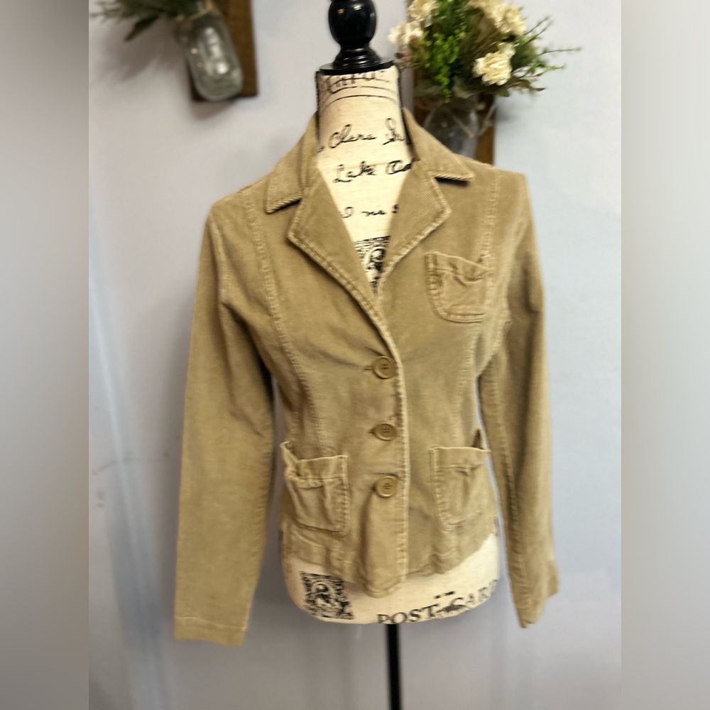 SO corduroy jacket stretch Y2K‎ avant- garde academia vintage inspired